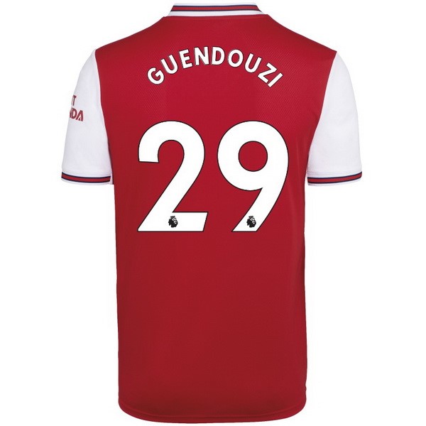 Camiseta Arsenal NO.29 Guendouzi Primera equipo 2019-20 Rojo